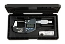 Mitutoyo Micrómetro digital 293-340-30, pulgada/métrico, tope de trinquete, rango de 0-1" (0-25.4mm), resolución de 0.0005" (0.001mm) precisión, cumple con las especificaciones IP65