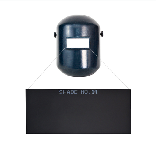 [EPP-0013] Cristal, para Careta Sombra 13 Infra, Oscuro, 2SC-12, 2" x 4.25"