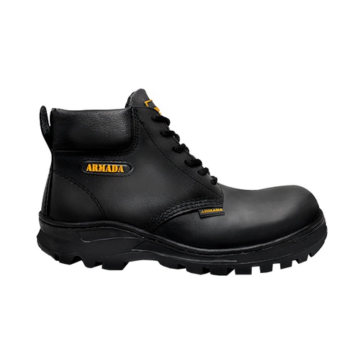 [103#28] Zapato Borceguí con Casco de Poliamida Armada Negro 103 #28