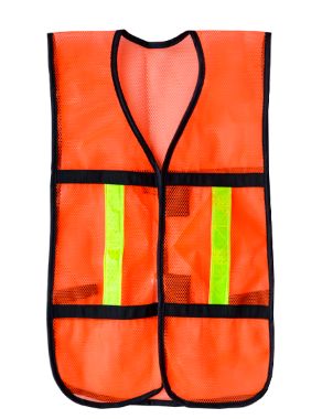 [1010CRL] Chaleco, Malla con Reflejante Jyrsa, Naranja, Unitalla